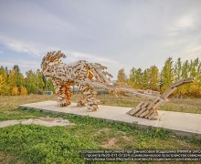 Арт-объект «Конь с плугом»